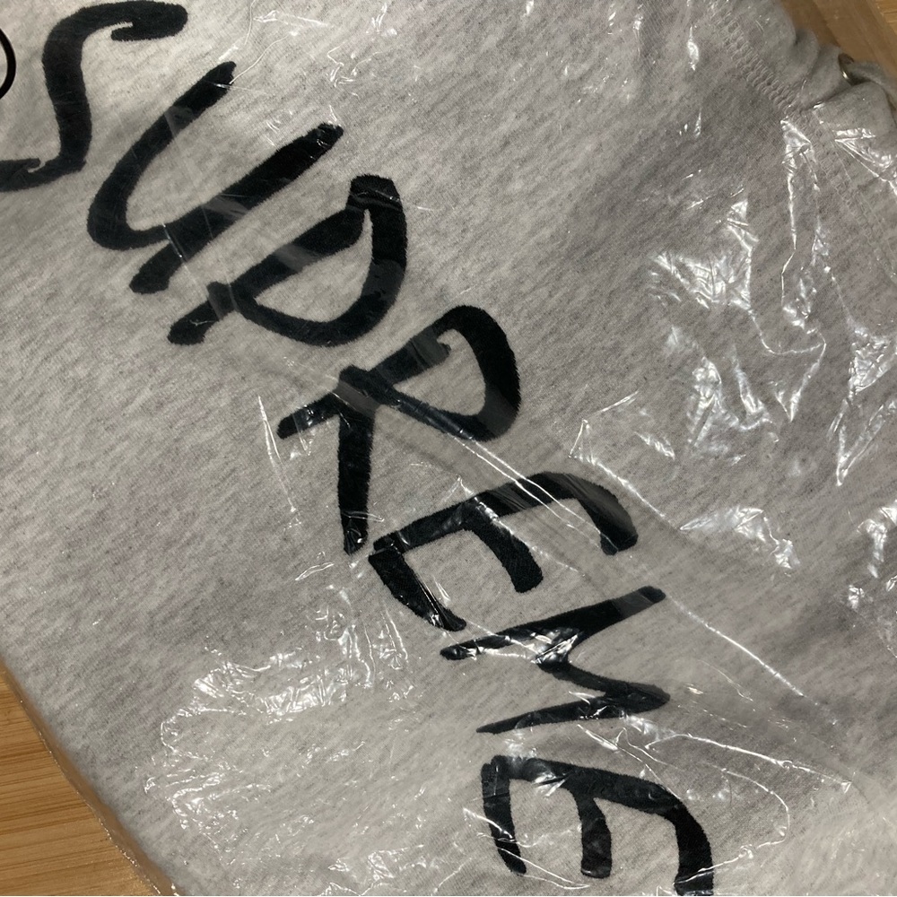 Light Grey Supreme FTP Arc Logo Hoodie